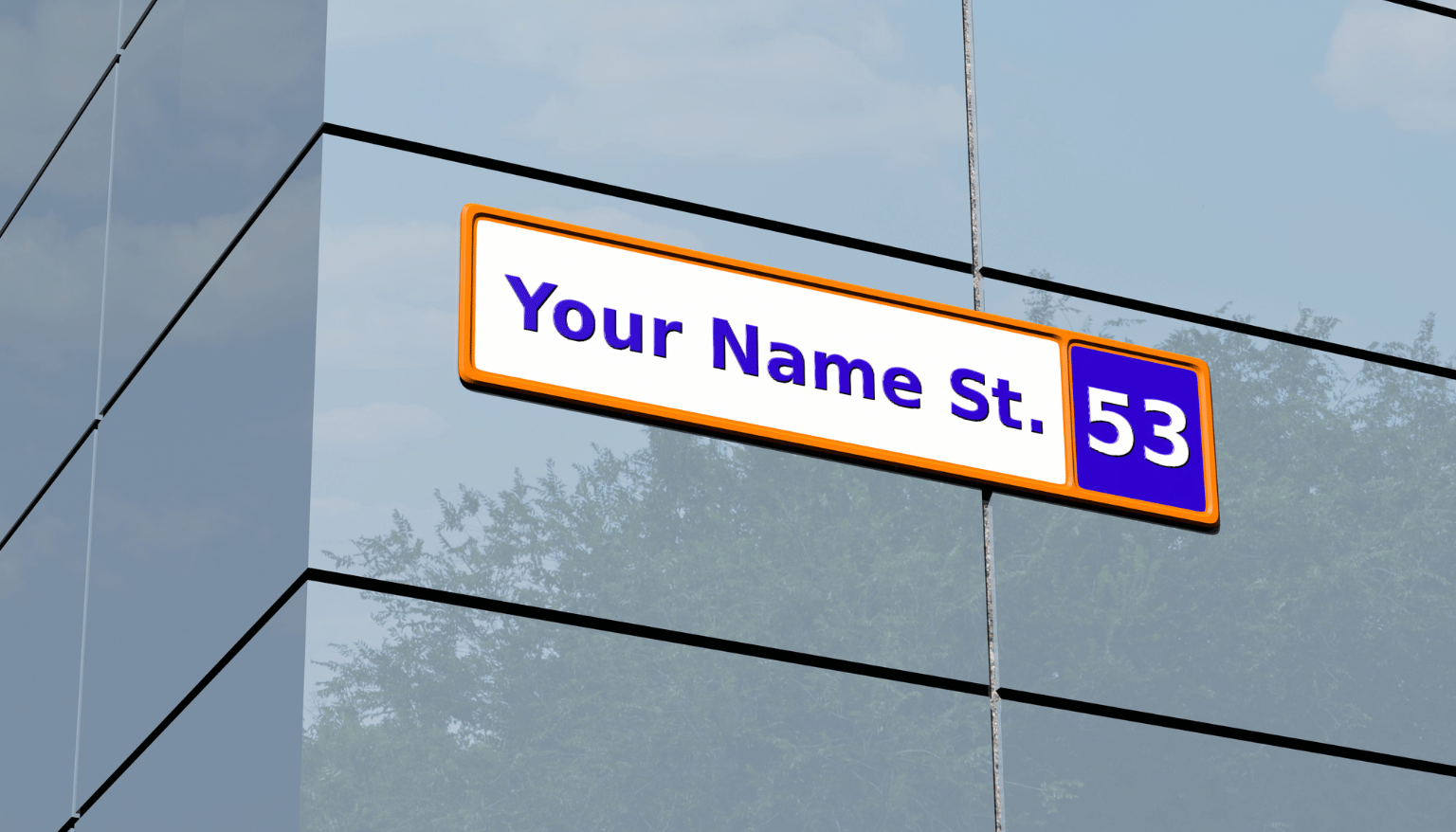 home name plate